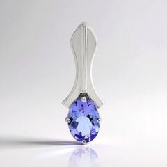 Ciondolo in argento con Tanzanite (Pallanova)