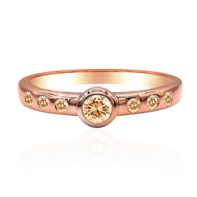 Anello in oro con Diamante Rose de France SI1 di Argyle (Annette)