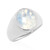 Anello in argento con Quarzo Blue Moon