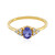Bague en argent et Tanzanite
