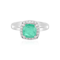 Anello in argento con Smeraldo Russo