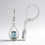Orecchini in argento con Tanzanite Verde (non riscaldata)
