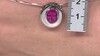 Colgante en plata con Topacio rosa (MONOSONO COLLECTION)