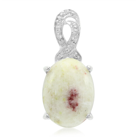 Ciondolo in argento con Cinabro