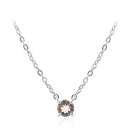 Collier en argent et Morganite