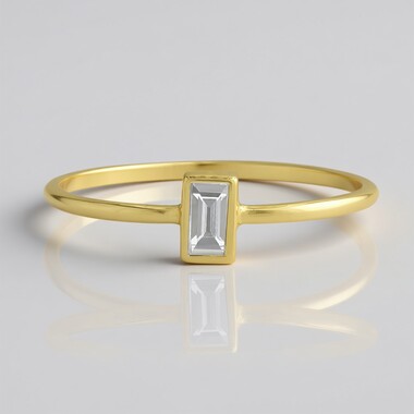 Bague en or et Diamant SI1 (G) (Annette)