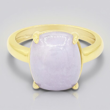 Anello in argento con Giadeite Lavanda (Annette)
