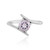 Rose de France Amethyst Silver Ring