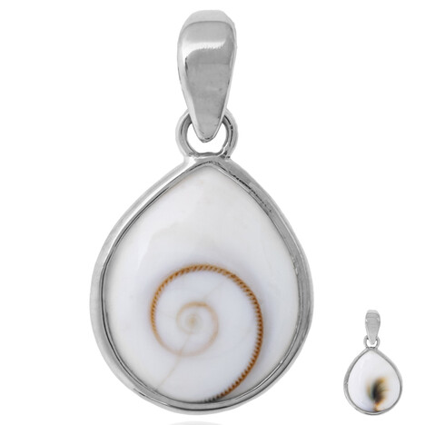 Ciondolo in argento con Occhio di Shiva