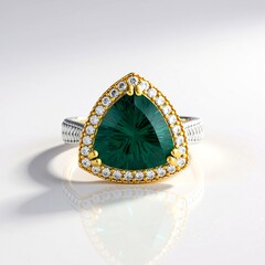 Anello in argento con Fluorite Blu Caraibico 
