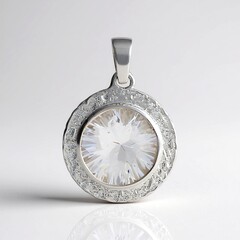 Ciondolo in argento con Quarzo Blue Moon