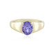 Anillo en oro con Tanzanita