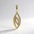 Ciondolo in oro con Diamante Champagne I2 (de Melo Gold)