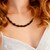 Collana in argento con Granato Cangiante