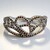 Anello placcato in platino con Diamante Fancy