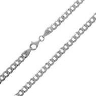 Silber-Panzerkette - 14,37 g - 55 cm