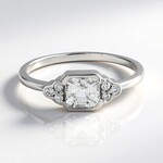 Anello in argento con Zircone