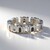 Bague en argent et Diamant champagne I3 (de Melo Essence)