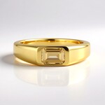 Anello in argento con Zircone Giallo (Adela Silber)