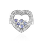 Anillo en plata con Tanzanita