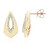 Gouden oorbellen met I2 (H) Diamanten (de Melo)