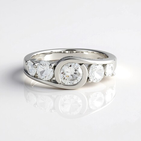 Anello in argento con Zircone