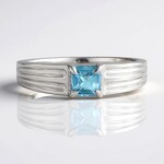 Anello in argento con Zircone Ratanakiri (Adela Silber)