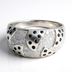 Anello in argento con Spinello Nero
