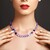 Collana in argento con Fluorite Bicolore