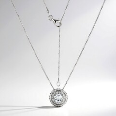 Collana in argento con Topazio Bianco (Adela Silber)