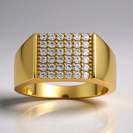 Anello in argento con Zircone (M de Luca)