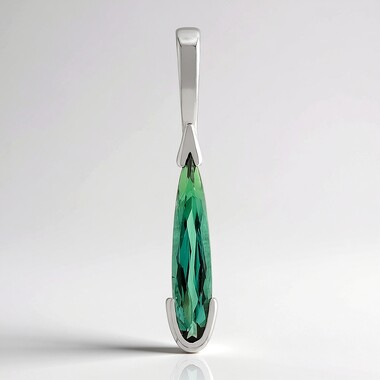 Ciondolo in argento con Indicolite (Adela Silber)