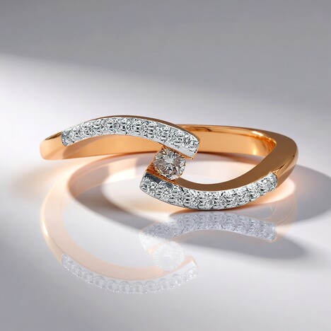 Anello in oro con Diamante Rosa d'Argyle I3 (Mark Tremonti)
