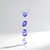 Collana in argento con Tanzanite (non riscaldata)