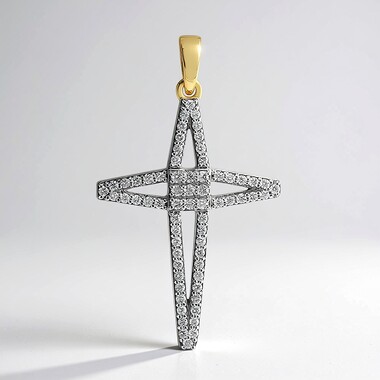 Gouden hanger met VVS1 Diamanten (G) (Annette)