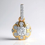 Ciondolo in oro con Diamante SI1 (G) (Annette)