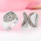 Anello in argento con Marcassite (Annette classic)