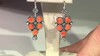 Pendientes en plata con Ostra espinosa naranja (Desert Chic)