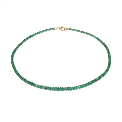 Collier en or et Emeraude de Zambie