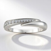 9K SI2 (H) Diamond Gold Ring (de Melo Gold)