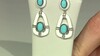 Boucles d'oreilles en argent et Turquoise Sleeping Beauty