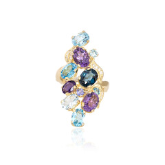 Bague en argent et Améthyste (Dallas Prince Designs)