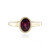 Magenta-Granat-Goldring