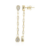 Boucles d'oreilles en or et Diamant SI2 (H) (CIRARI)