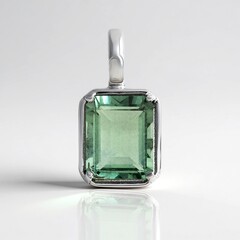 Ciondolo in argento con Fluorite Verde