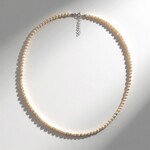 Collana in argento con Perla d'Acqua Dolce Bianca (Joias do Paraíso)