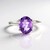 Anello in argento con Ametista