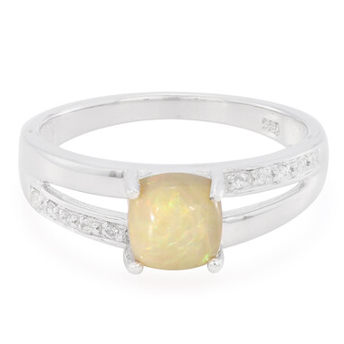 Anello in argento con Opale Kalimaya