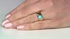 Anillo en plata con Turquesa bella durmiente