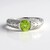 Anello in argento con Peridoto (de Melo Essence)